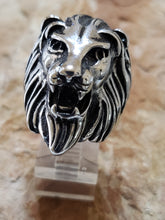 Load image into Gallery viewer, Stainless Steel &quot;Lion&quot; Ring
